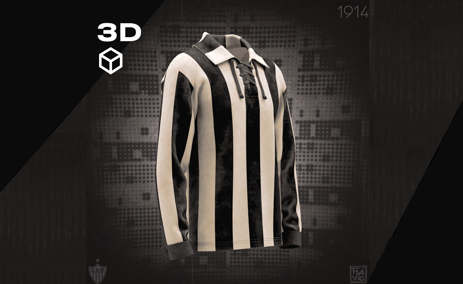 Ilustração 3D - foto divulgação: Atlético-MG