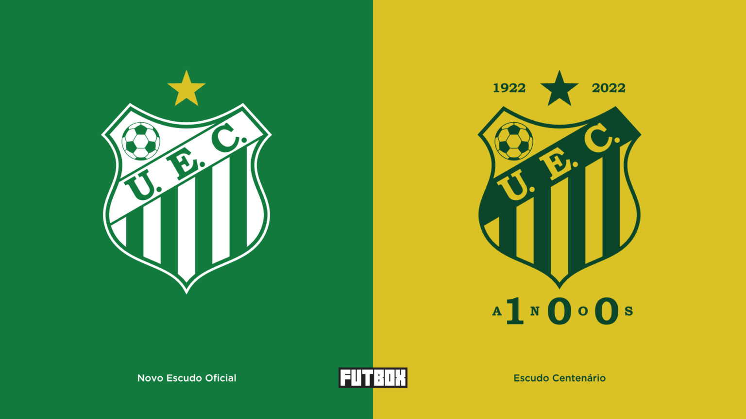 Novo Escudo do Uberlândia E.C. com versão Centenária para 2023